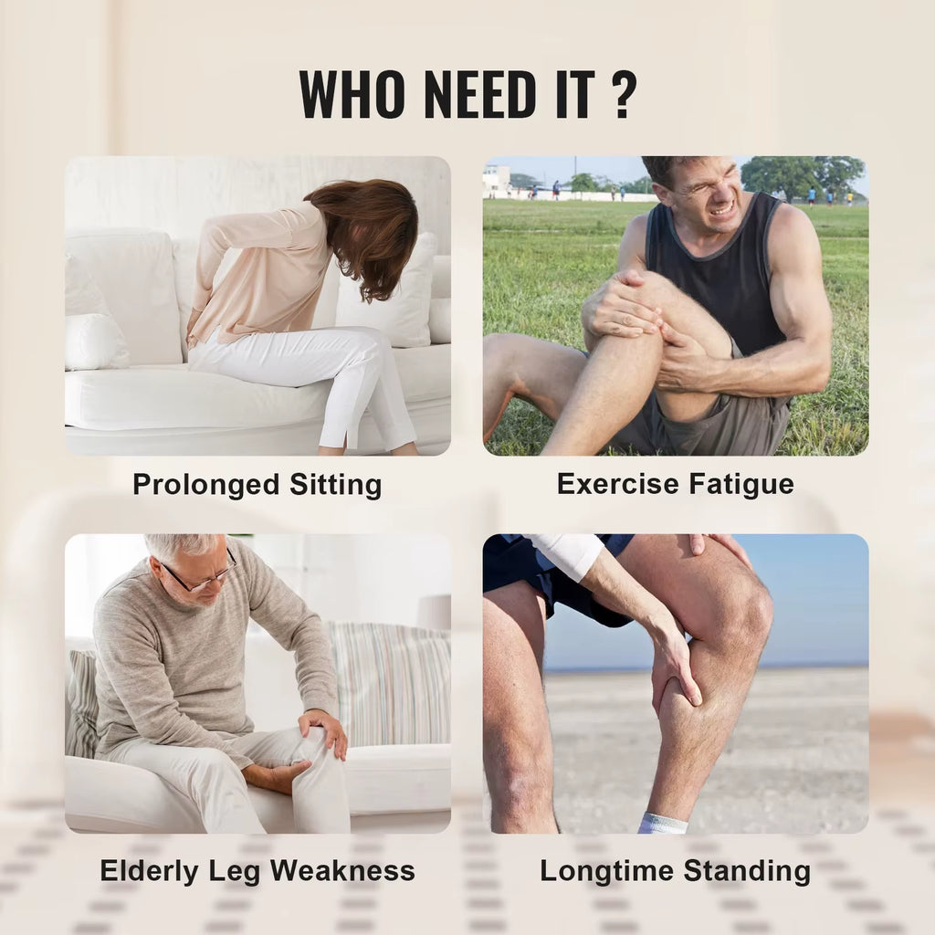 Succebuy Full Leg Massager Air Compression Foot Calf Thigh Knee Leg Compression Massager Boots for Circulation Swelling