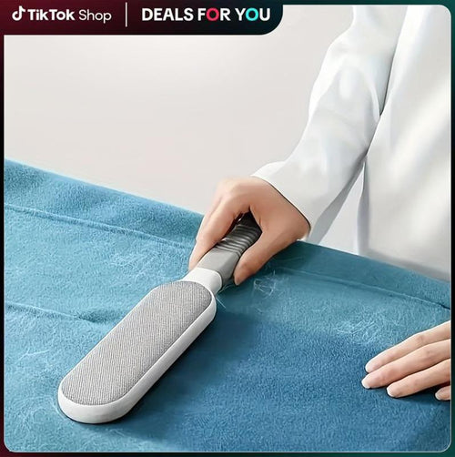 2 Pack Furniture Lint Remover Brushes Double Sided Self Cleaning Loose Hair Catcher for Pet Clothes Sofa Carpet Efficient Cleaning Tool