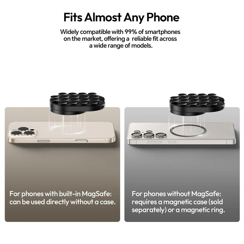 Ulanzi MA39 Maglock Suction Cup Phone Mount Desktop Stand for Iphone 17 16 15 14 with Suction Bottom for Wall Glass